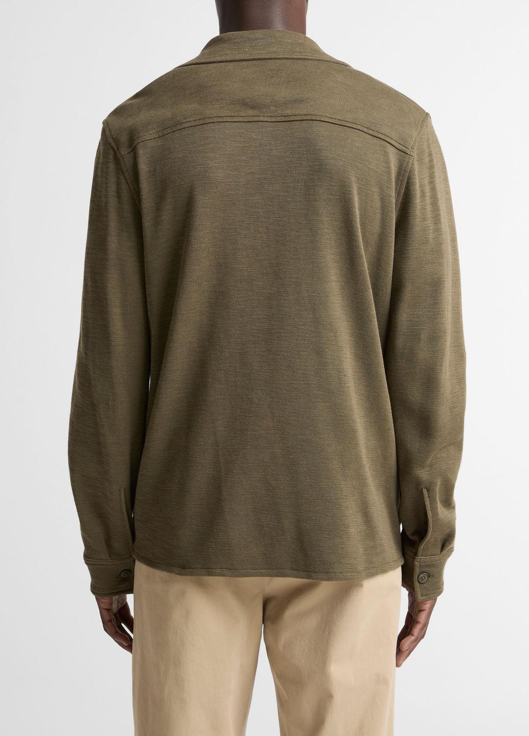 VINCE Men Double-Slub Cotton-Blend Shirt Jacket in Jackets