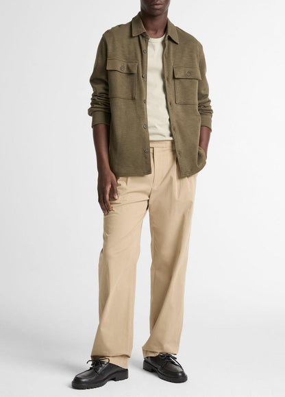 VINCE Men Double-Slub Cotton-Blend Shirt Jacket in Jackets
