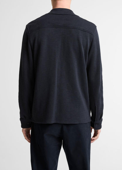 VINCE Men Double-Slub Cotton-Blend Shirt Jacket in Jackets