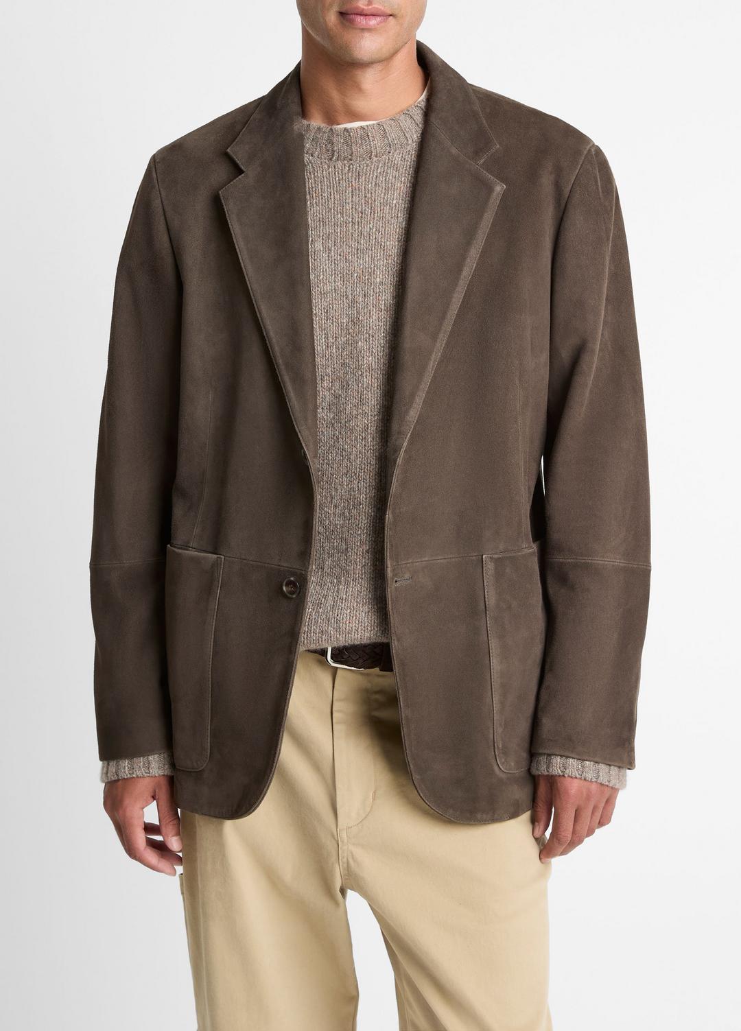 VINCE Men Suede Blazer in Blazers