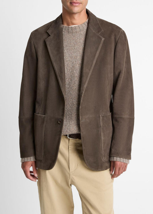 VINCE Men Suede Blazer in Blazers