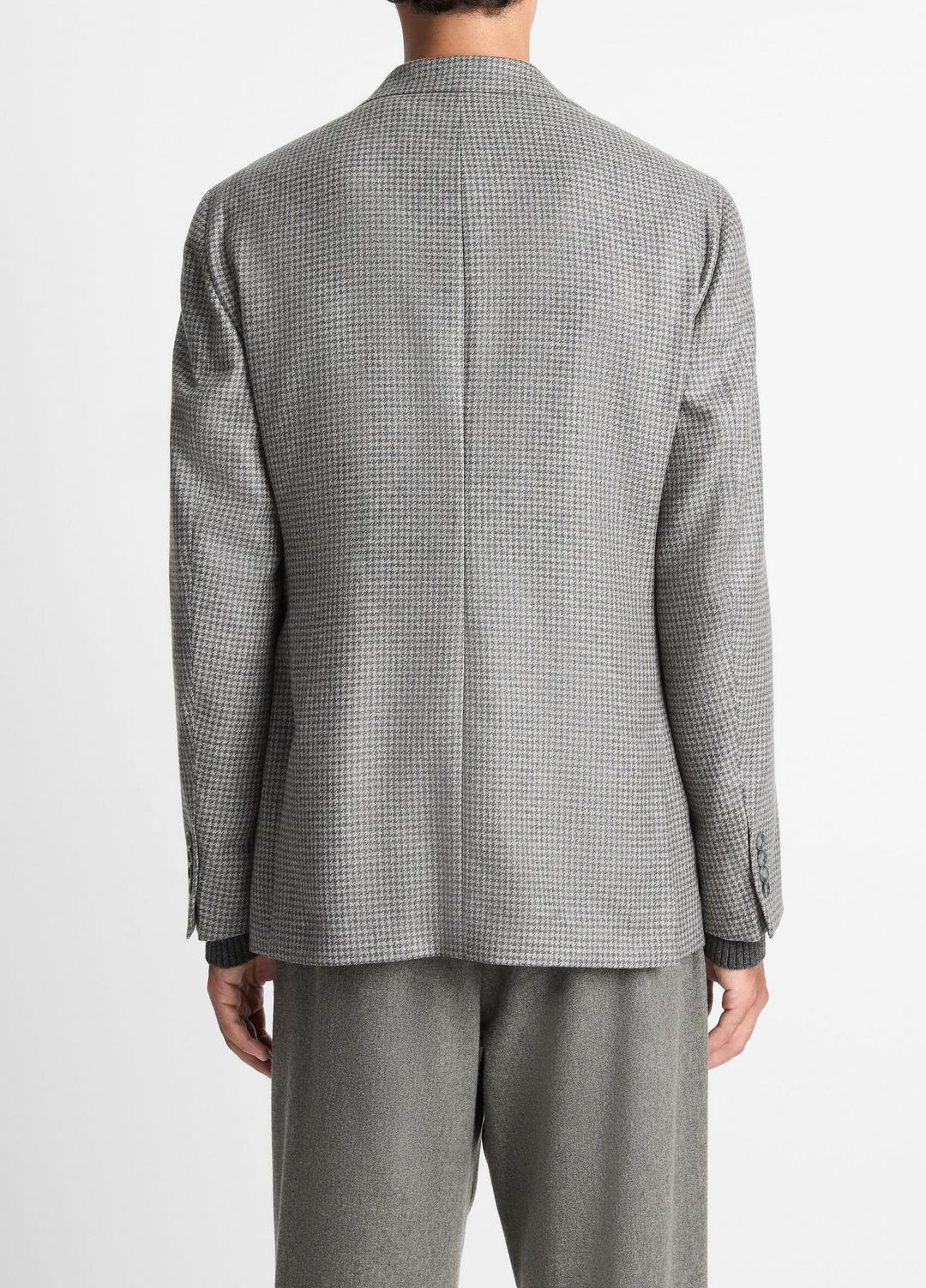 VINCE Men Houndstooth Cashmere Relaxed Sport Coat in Blazers