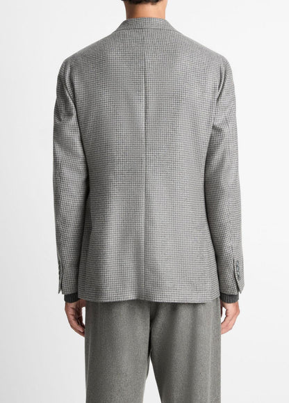 VINCE Men Houndstooth Cashmere Relaxed Sport Coat in Blazers