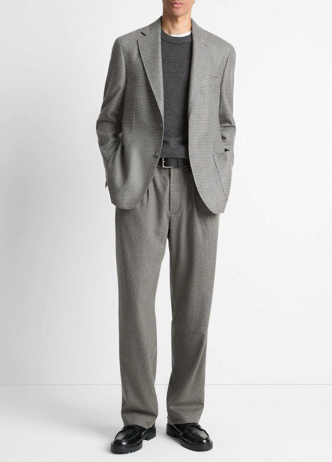 VINCE Men Houndstooth Cashmere Relaxed Sport Coat in Blazers