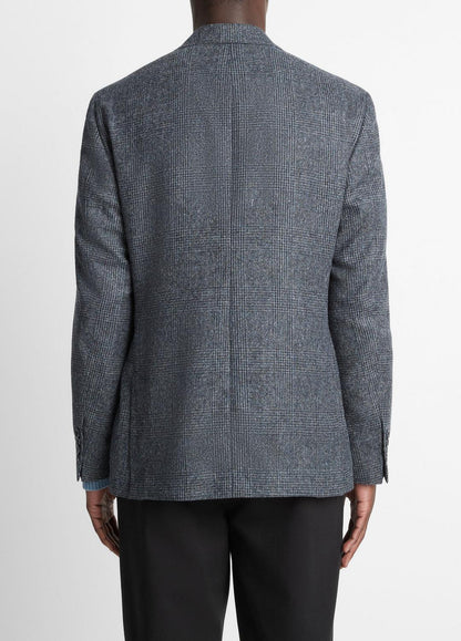 VINCE Men Plaid Alpaca-Blend Relaxed Sport Coat in Blazers