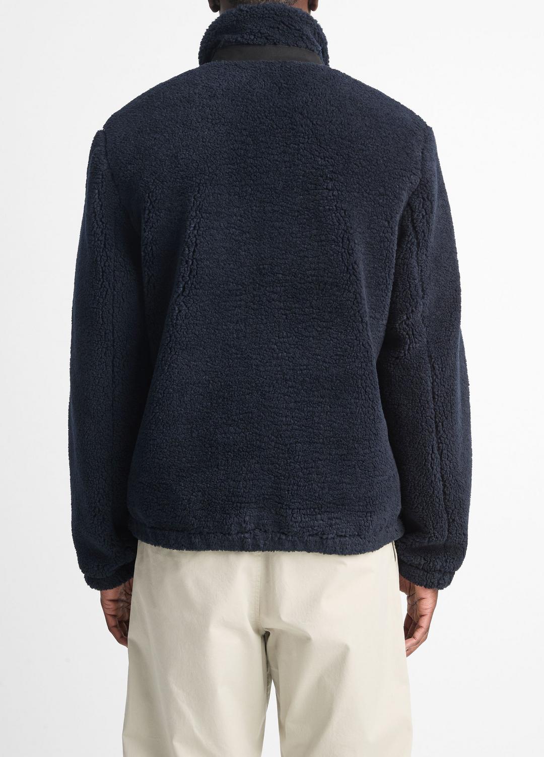 VINCE Men Sherpa Zip Jacket in Jackets