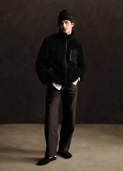 VINCE Men Sherpa Zip Jacket in Jackets