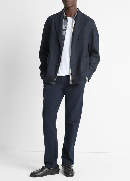 VINCE Men Italian Splittable Wool-Blend Blazer in Jackets & Outerwear