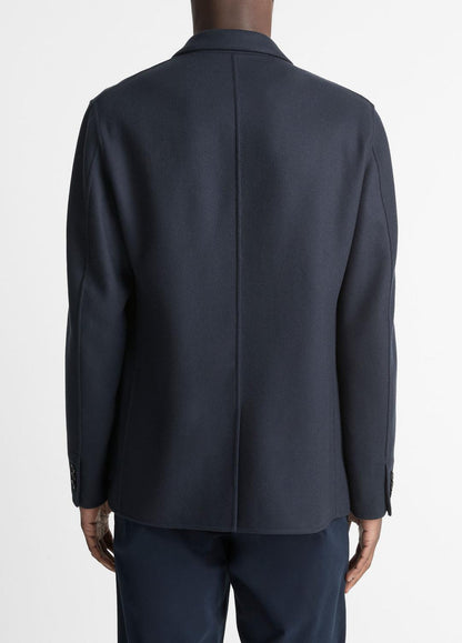 VINCE Men Italian Splittable Wool-Blend Blazer in Jackets & Outerwear