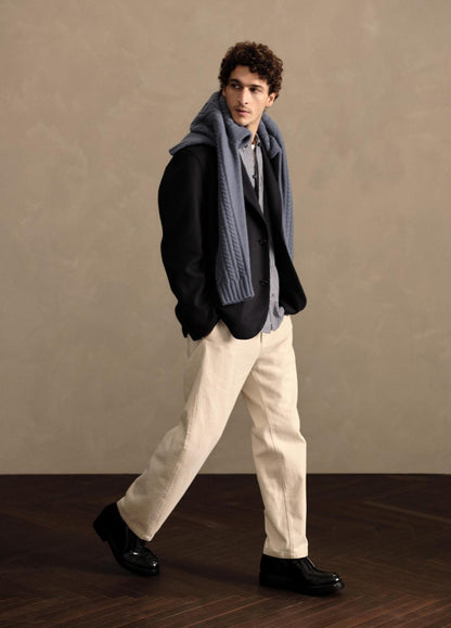 VINCE Men Italian Splittable Wool-Blend Blazer in Jackets & Outerwear