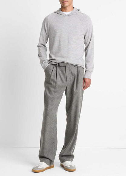 VINCE Men Featherweight Merino Wool-Cashmere Hoodie in Sweatshirts & Hoodies