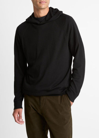 VINCE Men Featherweight Merino Wool-Cashmere Hoodie in Sweatshirts & Hoodies