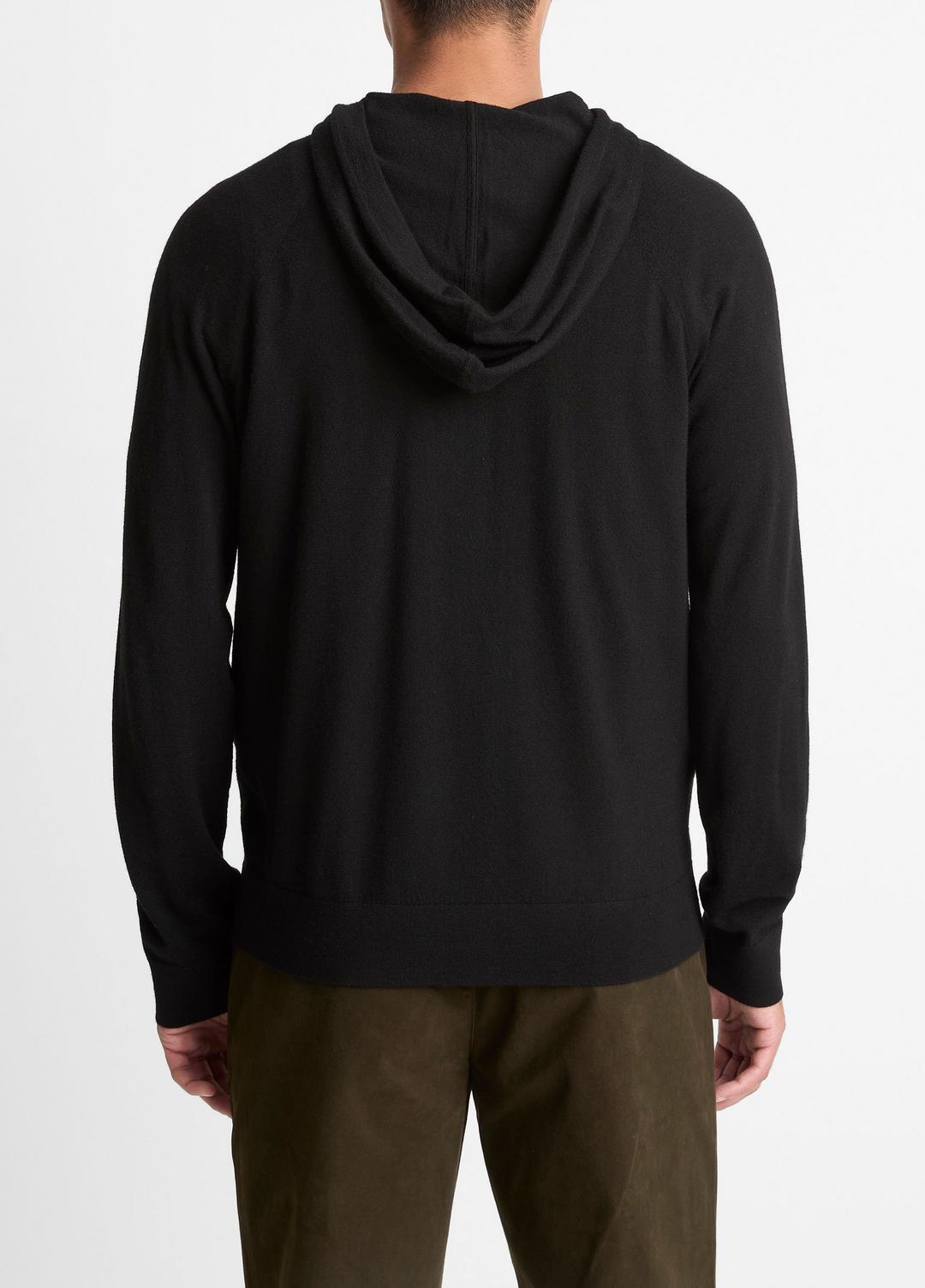 VINCE Men Featherweight Merino Wool-Cashmere Hoodie in Sweatshirts & Hoodies