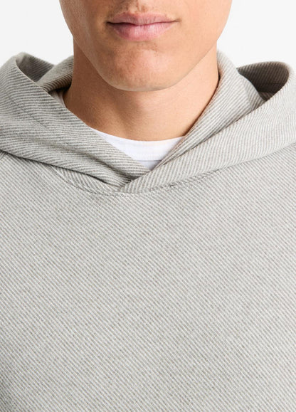 VINCE Men Broken Twill Pullover Hoodie in Sweatshirts & Hoodies