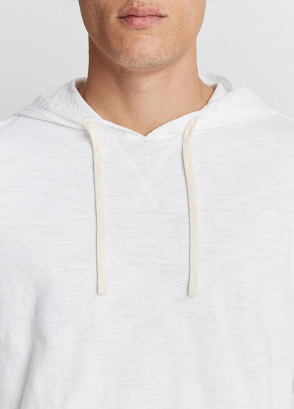 VINCE Men Textured Cotton Hoodie in Sweatshirts & Hoodies