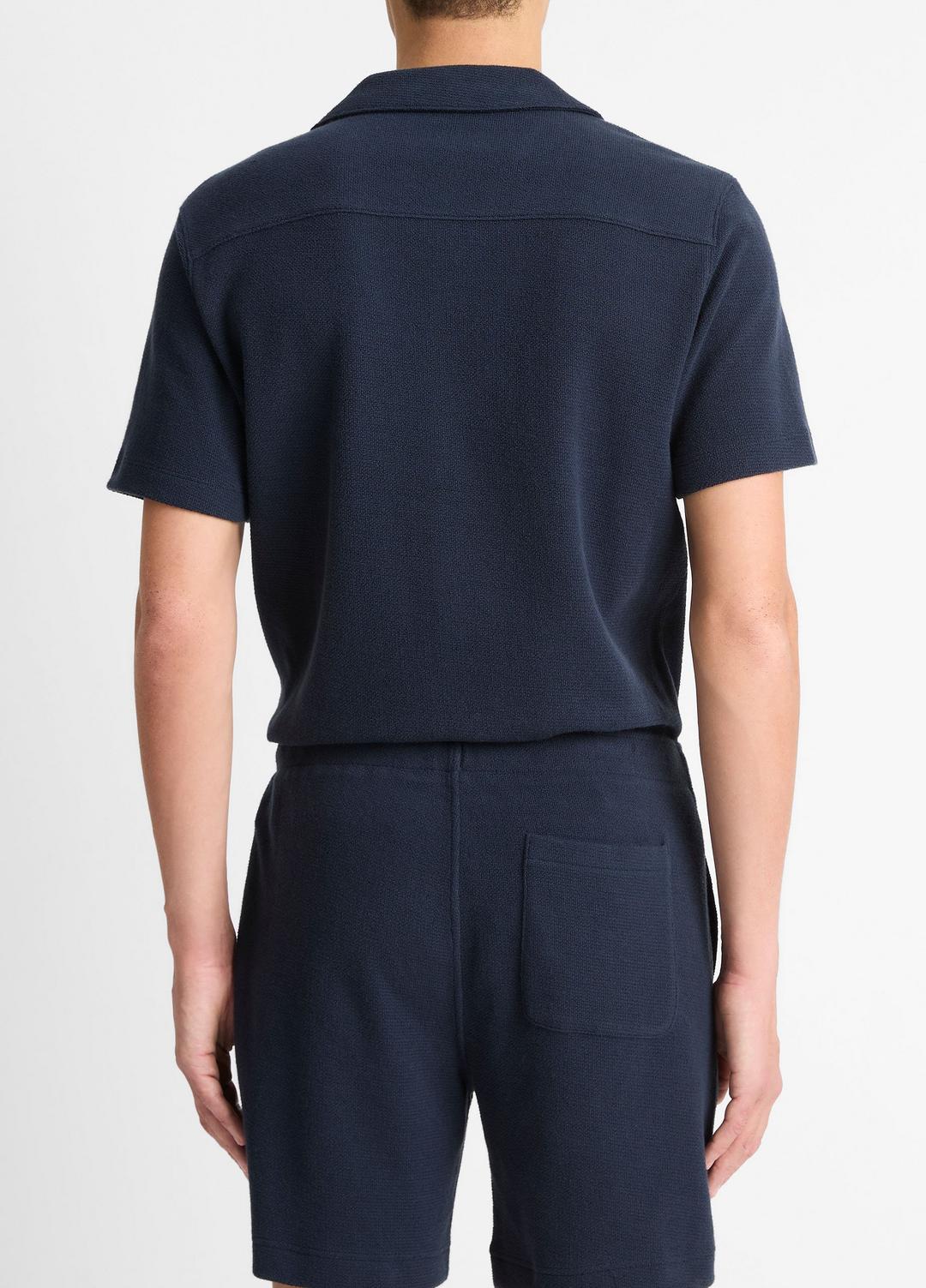VINCE Men Cotton Bouclé Pull-On Short in Shorts