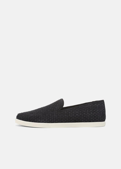 VINCE Men Sonoma Woven Suede Loafer in Loafers