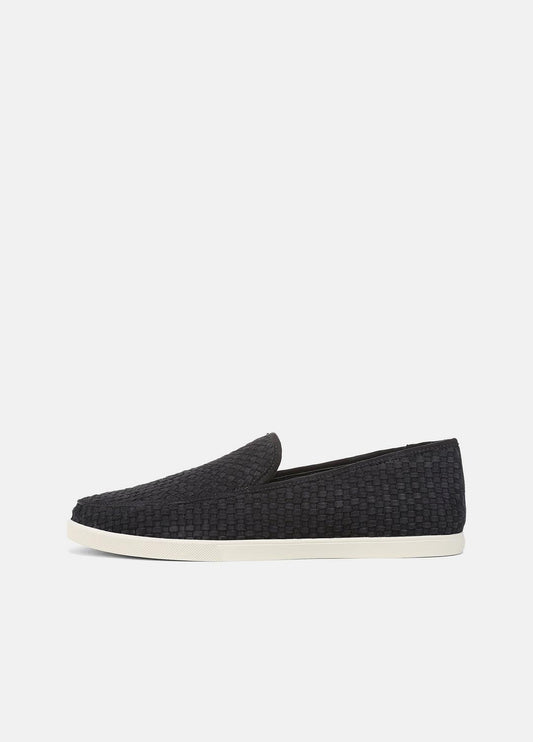 VINCE Men Sonoma Woven Suede Loafer in Loafers