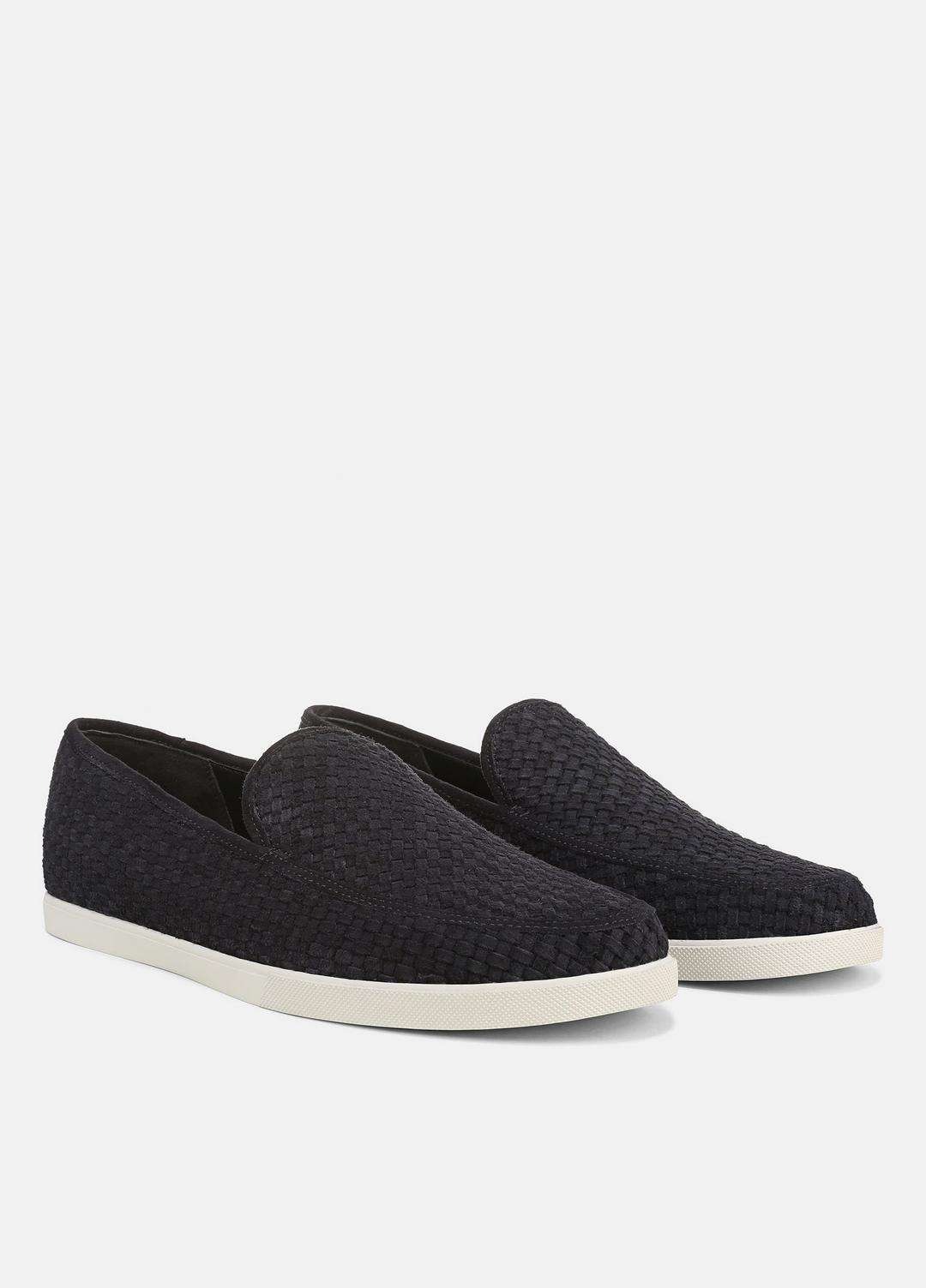 VINCE Men Sonoma Woven Suede Loafer in Loafers