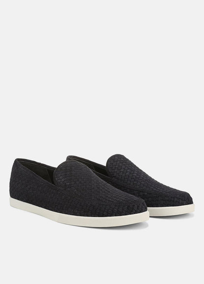 VINCE Men Sonoma Woven Suede Loafer in Loafers