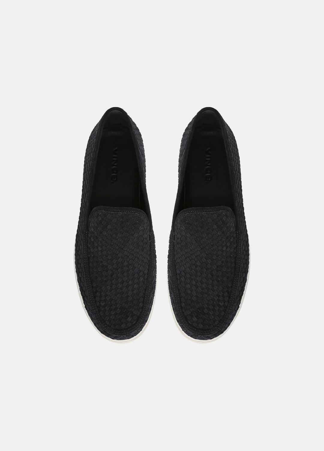 VINCE Men Sonoma Woven Suede Loafer in Loafers