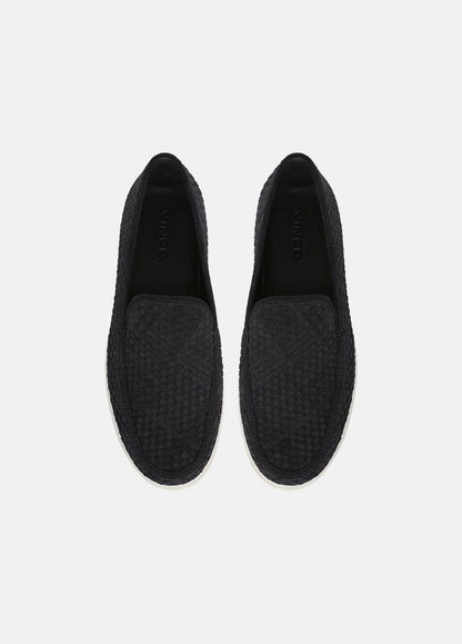 VINCE Men Sonoma Woven Suede Loafer in Loafers