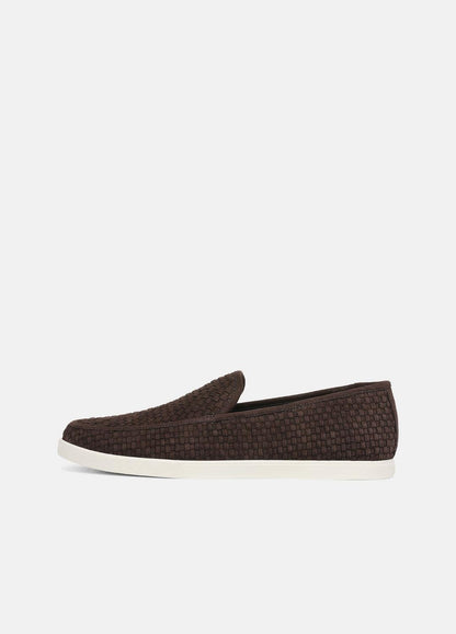 VINCE Men Sonoma Woven Suede Loafer in Loafers