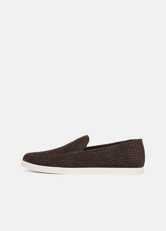 VINCE Men Sonoma Woven Suede Loafer in Loafers