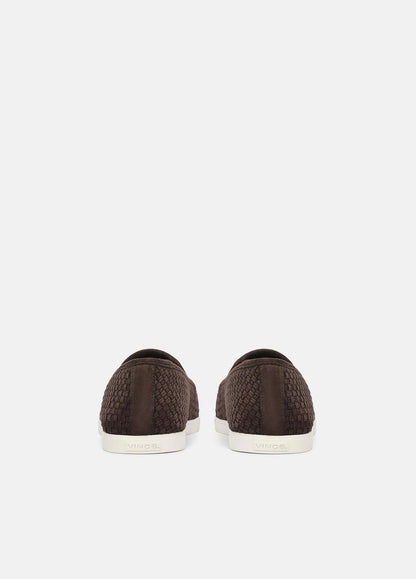 VINCE Men Sonoma Woven Suede Loafer in Loafers