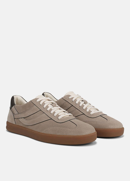 VINCE Men Oasis Contrast-Edge Suede & Leather Sneaker in Sneakers