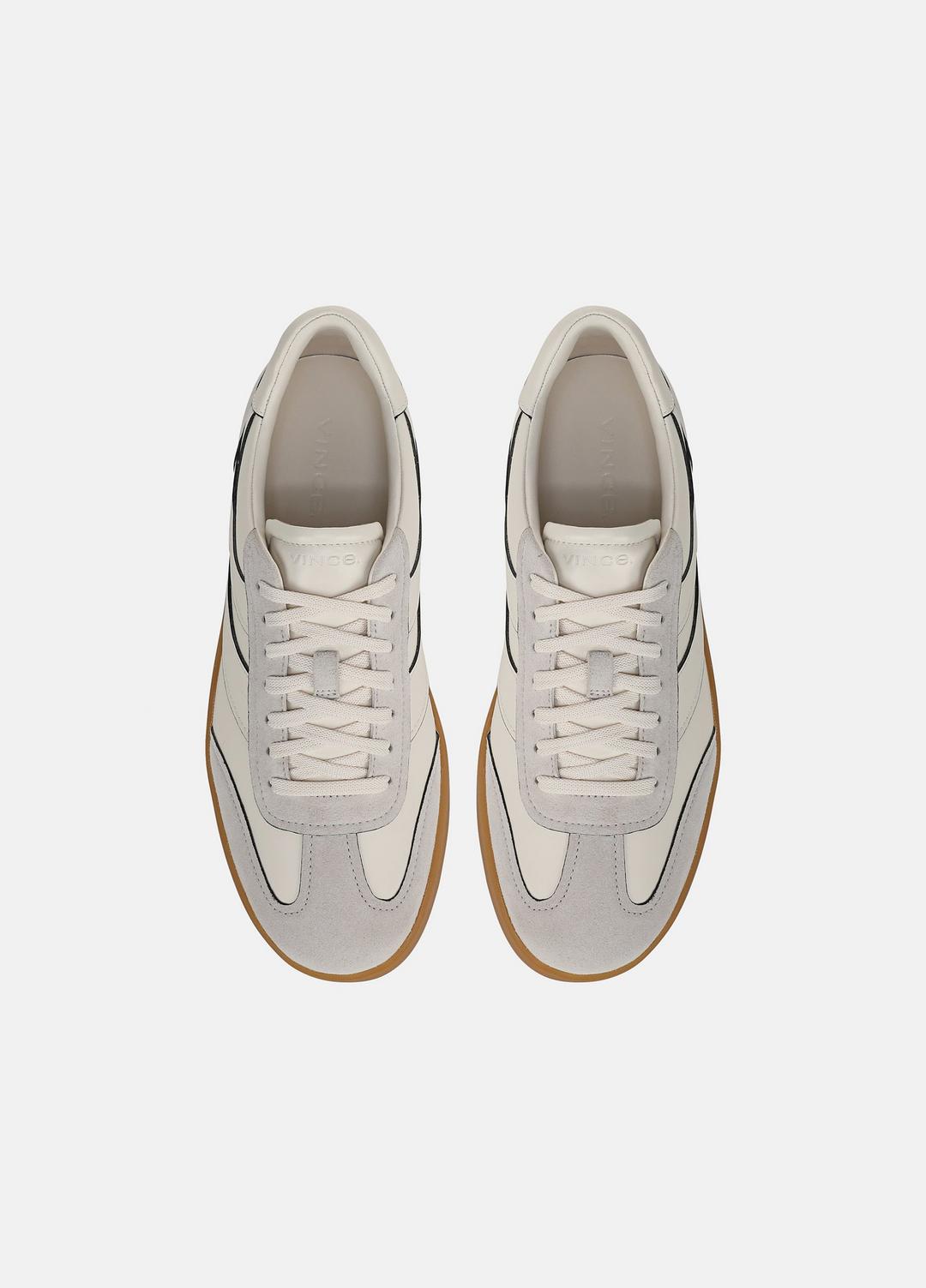 VINCE Men Oasis Contrast-Edge Leather & Suede Sneaker in Sneakers