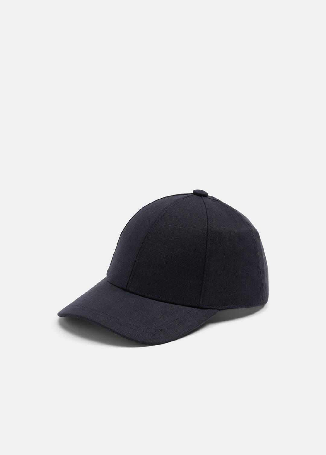 VINCE Men Hemp Baseball Cap in Scarves & Hats