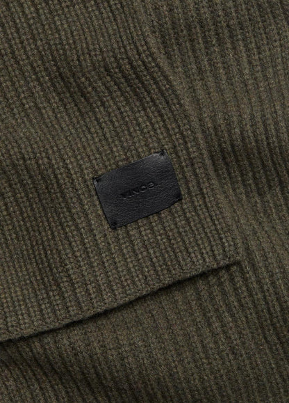 VINCE Men Cashmere Shaker-Stitch Scarf in Scarves & Hats