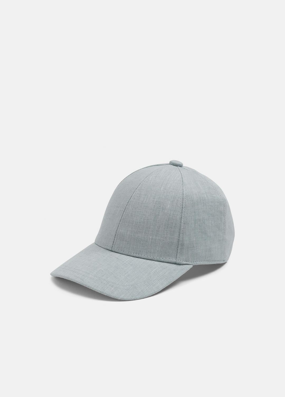VINCE Men Hemp Baseball Cap in Scarves & Hats