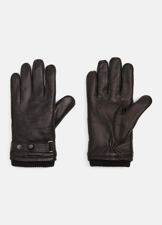 VINCE Men Leather Wrist-Strap Glove in Gloves