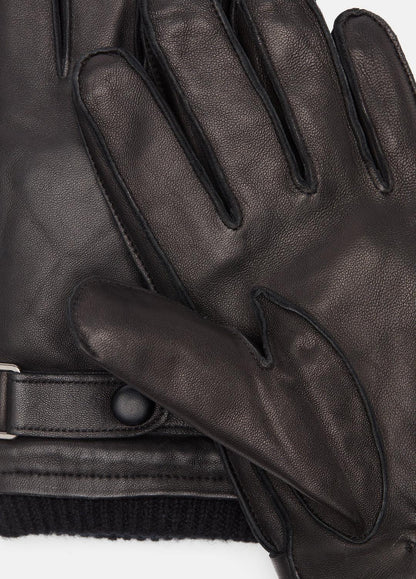 VINCE Men Leather Wrist-Strap Glove in Gloves