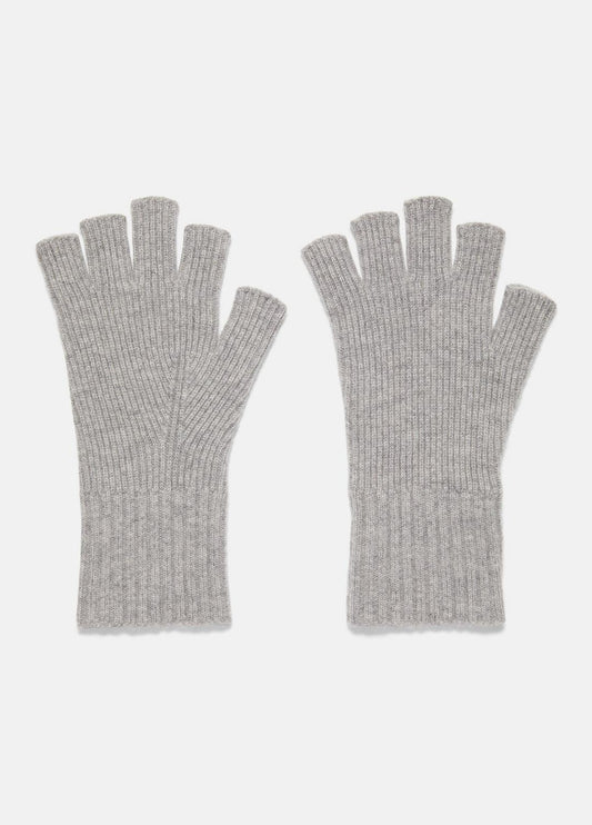 VINCE Men Wool-Cashmere Rib-Knit Fingerless Glove in Gloves