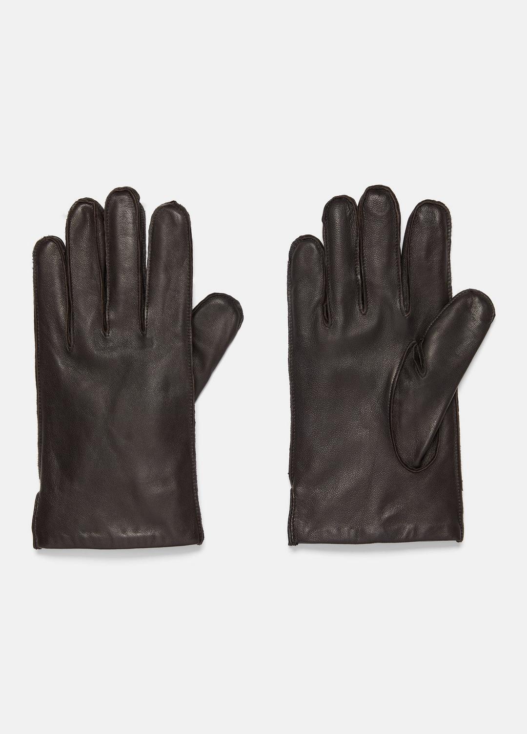 VINCE Men Classic Cashmere-Lined Leather Glove in Gloves