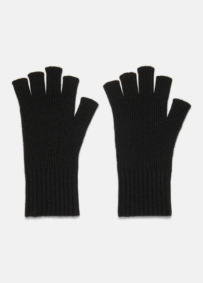 VINCE Men Wool-Cashmere Rib-Knit Fingerless Glove in Gloves