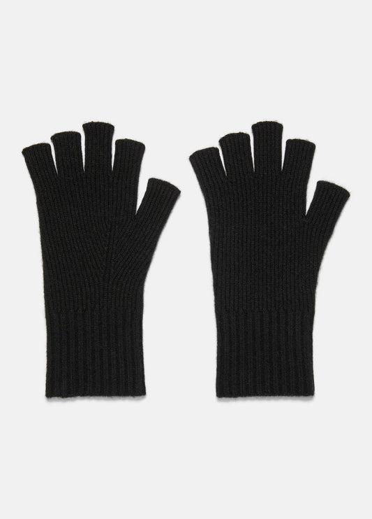 VINCE Men Wool-Cashmere Rib-Knit Fingerless Glove in Gloves