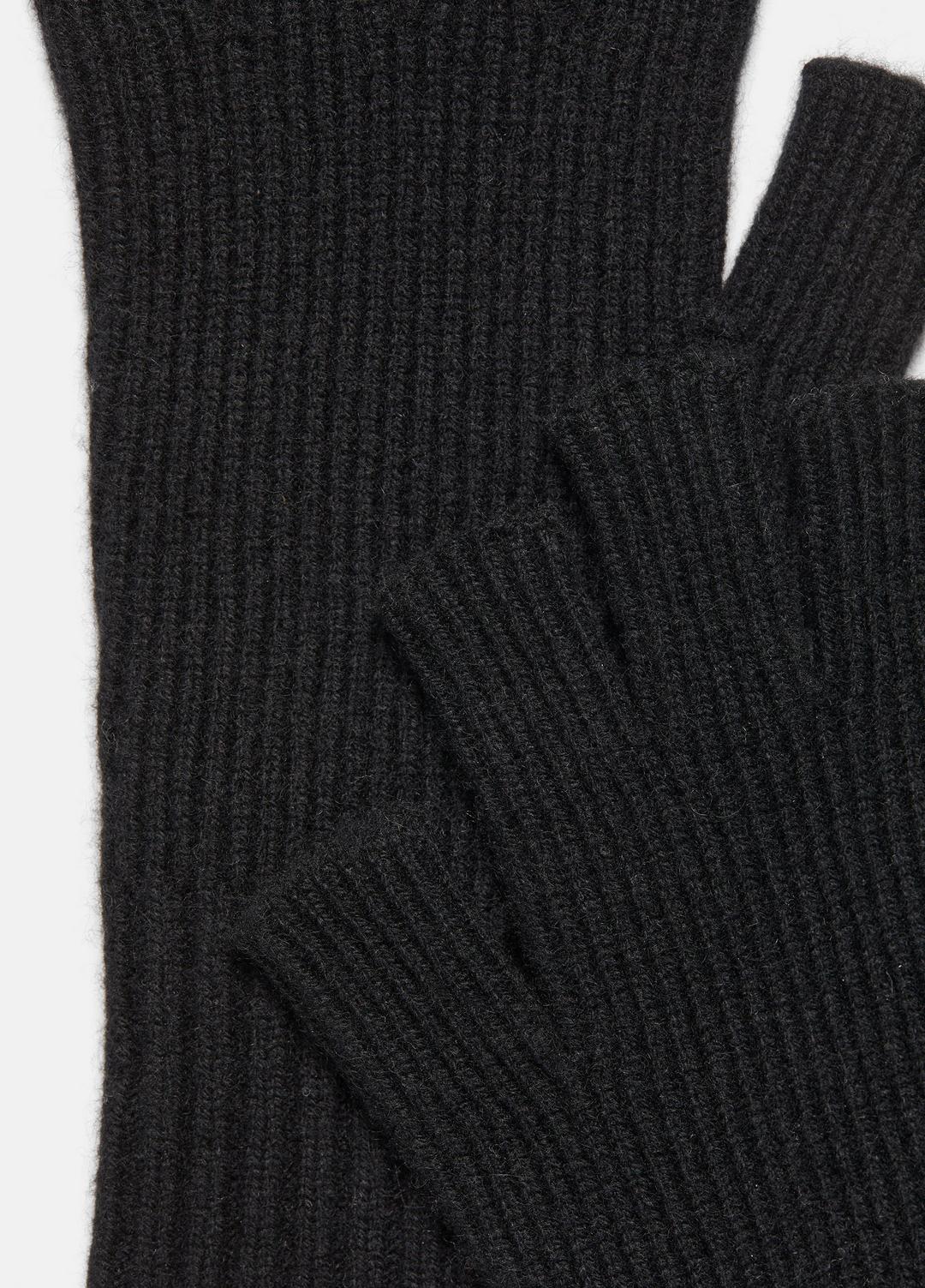 VINCE Men Wool-Cashmere Rib-Knit Fingerless Glove in Gloves