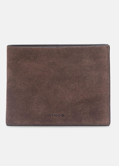 VINCE Men Suede Bifold Wallet in Bags