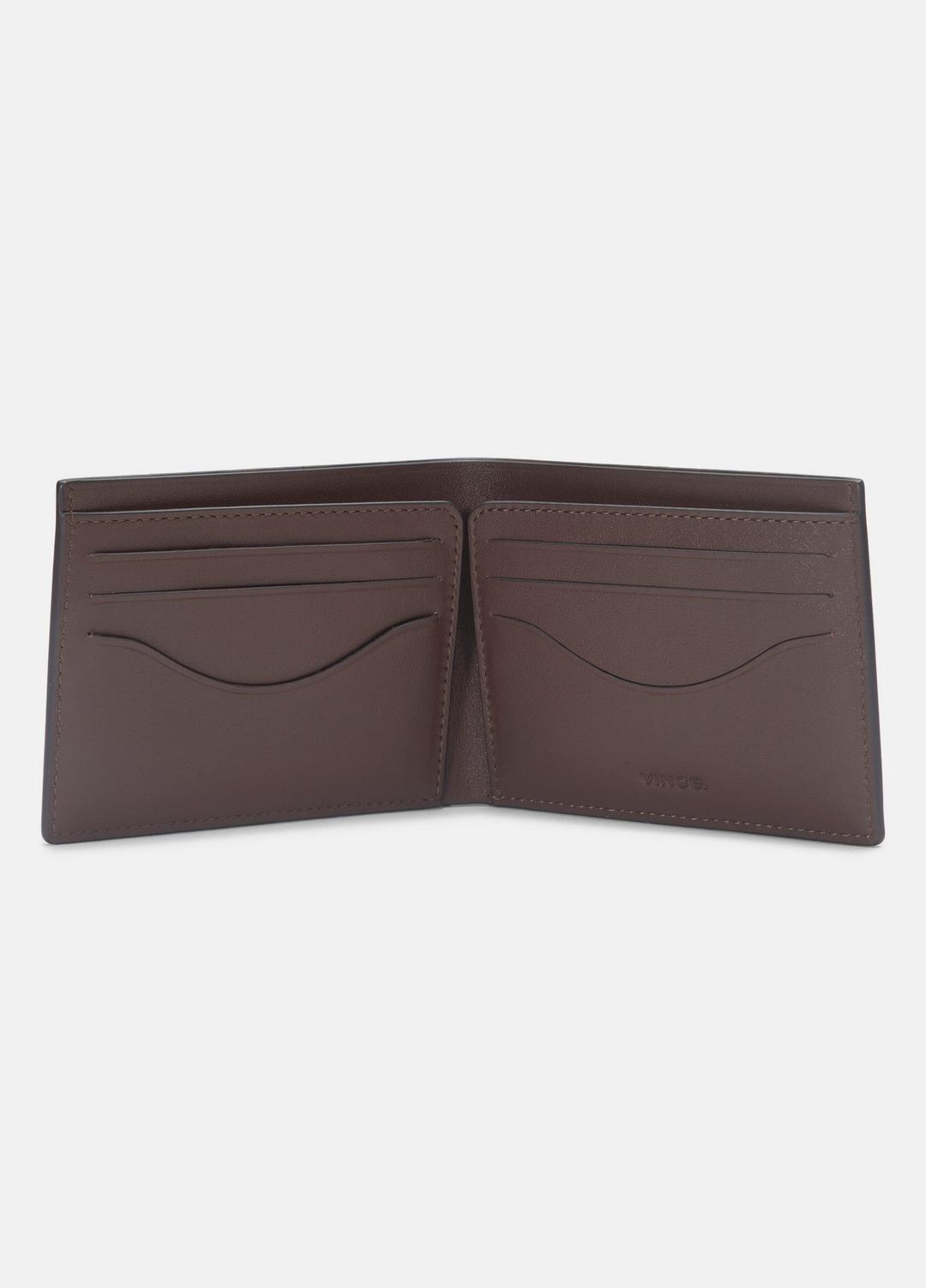 VINCE Men Suede Bifold Wallet in Bags