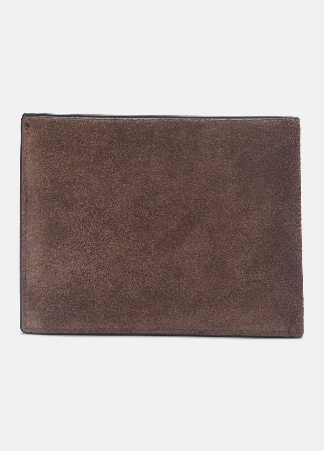 VINCE Men Suede Bifold Wallet in Bags