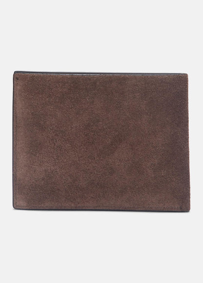 VINCE Men Suede Bifold Wallet in Bags
