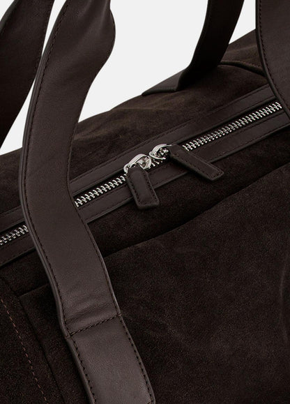 VINCE Men Westmore Suede Duffle Bag in Bags