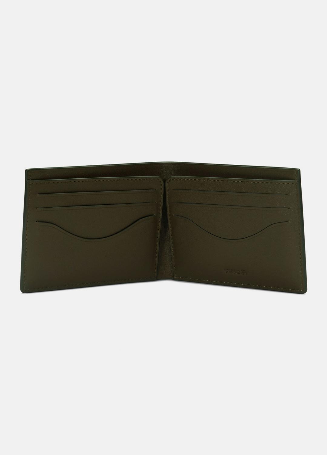 VINCE Men Suede Bifold Wallet in Bags