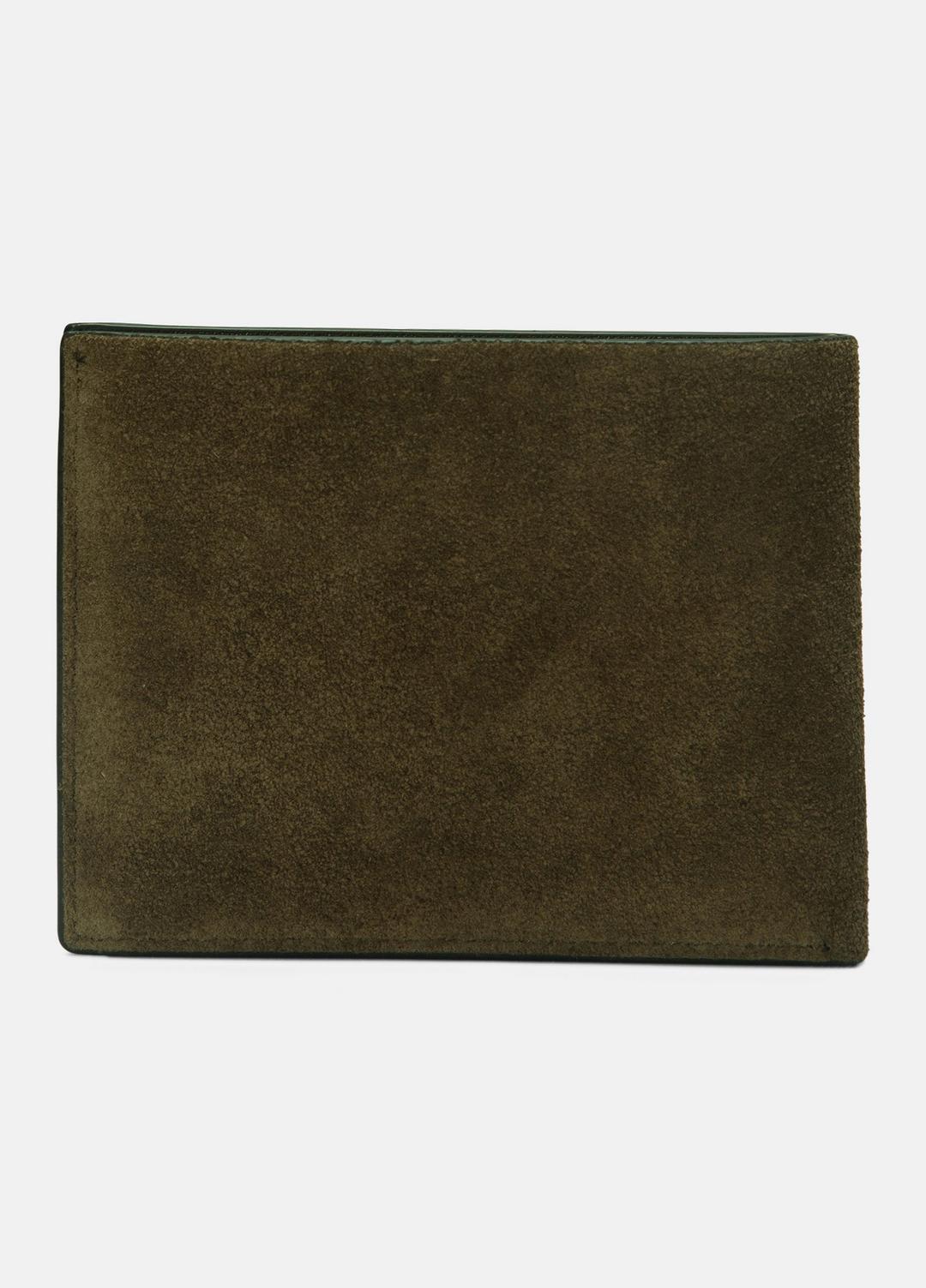 VINCE Men Suede Bifold Wallet in Bags
