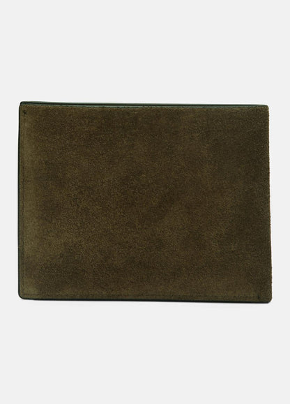 VINCE Men Suede Bifold Wallet in Bags