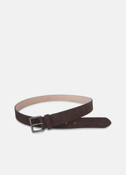 VINCE Men Men's 32mm Nubuck Leather Belt in Belts